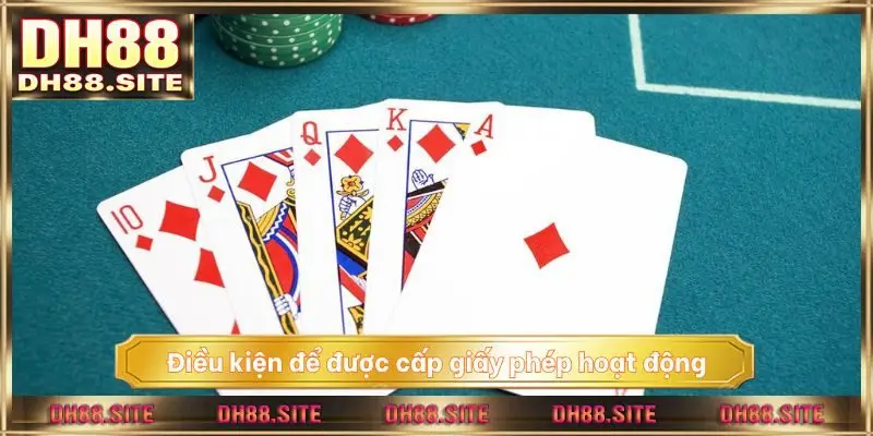 Điều kiện để được cấp giấy phép hoạt động